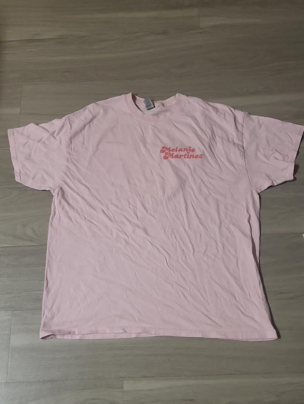 Gildan Light Pink Melanie Martinez Logo Tee